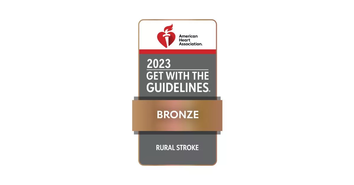 American Heart Association’s Get With The Guidelines® - Stroke Rural Recognition Bronze award