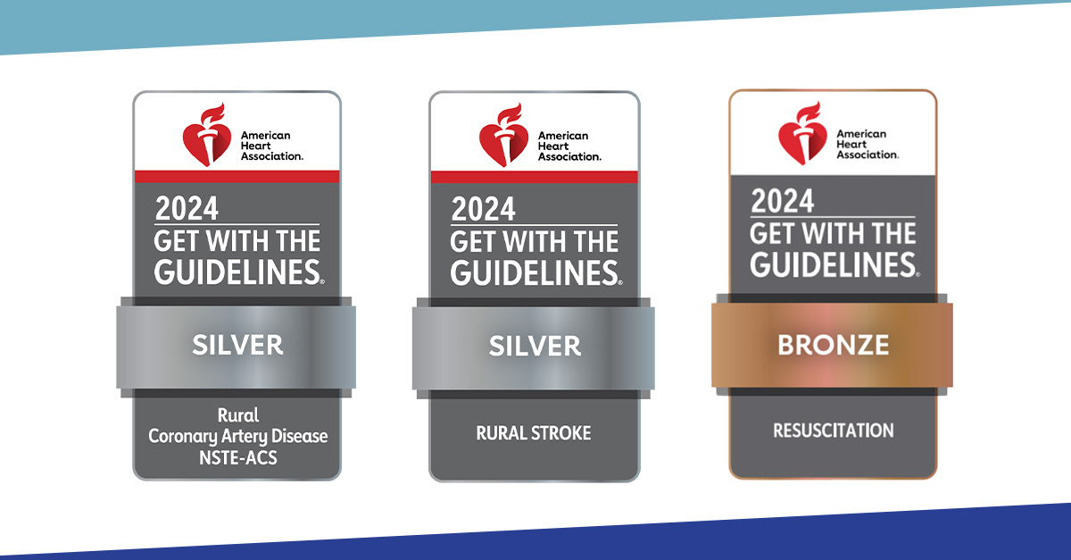 Three 2024 Get With The Guidelines awards by the American Heart Association