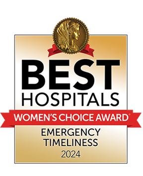 Best Hospitals Women’s Choice Award Emergency Timeliness