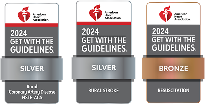 Three 2024 Get With The Guidelines awards by the American Heart Association