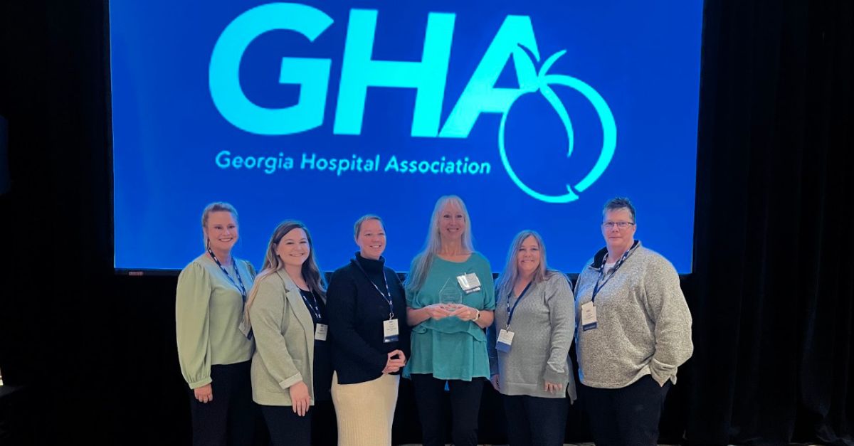 Members of Morgan Medical Center attending the GHA Patient Safety and Quality Summit.