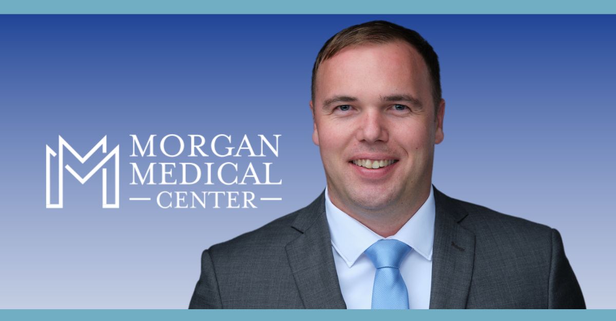Morgan Medical Center's new Chief Financial Officer, Barret Rhoads