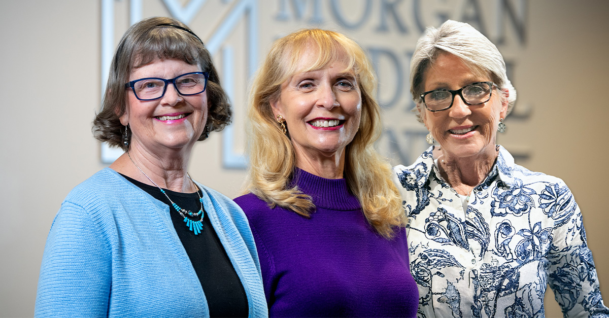 Sarah Burbach, Sally Buffington, and Cindy Tingle