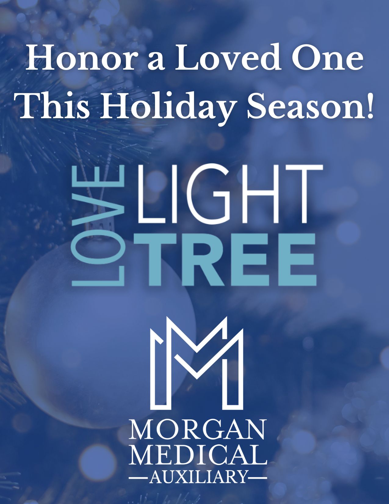 Morgan Medical Center's 2025 Love Light Tree