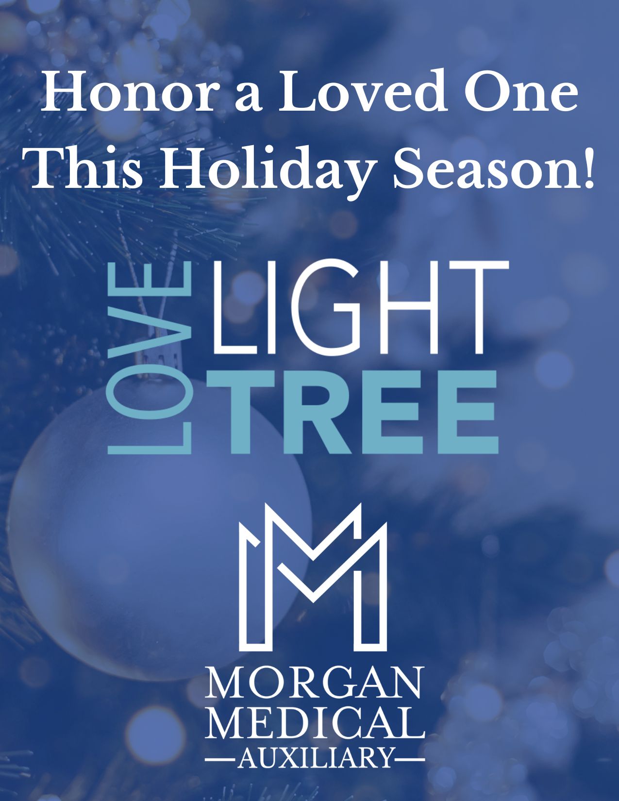 Morgan Medical Center's 2025 Love Light Tree