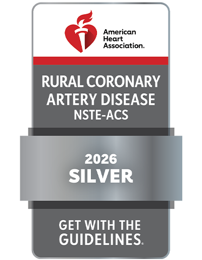 American Heart Association - Rural Coronary Artery Disease NSTE-ACS - 2025 Bronze - Get With the Guidelines