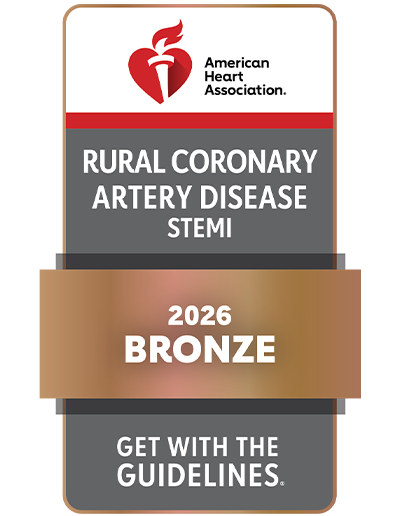 American Heart Association - Rural Coronary Artery Disease STEMI - 2025 Bronze - Get With the Guidelines