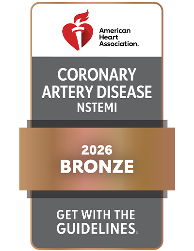 American Heart Association - Coronary Artery Disease - NSTEMI - 2026 Bronze - Get with the Guidelines
