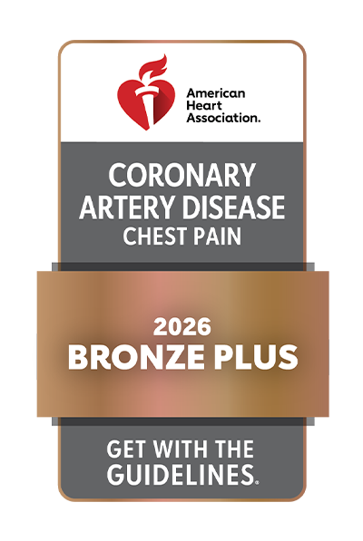American Heart Association - Coronary Artery Disease - Chest Pain - 2026 Bronze Plus - Get with the Guidelines