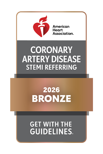 American Heart Association - Coronary Artery Disease - STEMI Referring - 2026 Bronze - Get with the Guidelines